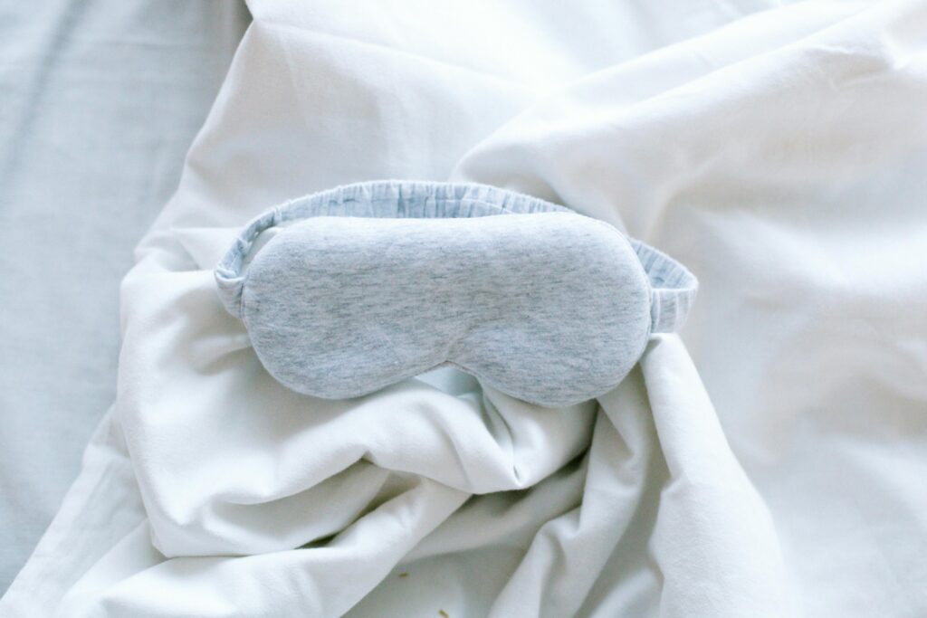 Slaapmasker vliegtuig 